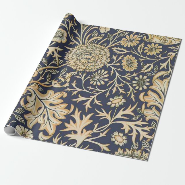 Papel De Presente William Morris Cherwell (Desenrolado)