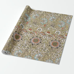 Papel De Presente William Morris Corncockle Floral Vintage