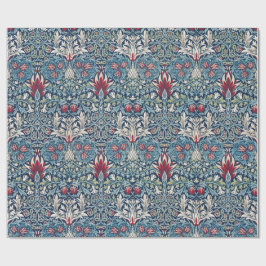 Papel De Presente William Morris FLORAL BLUE Wraping Paper