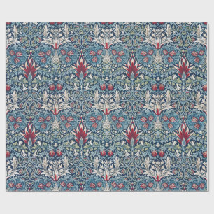 Papel De Presente William Morris FLORAL BLUE Wraping Paper