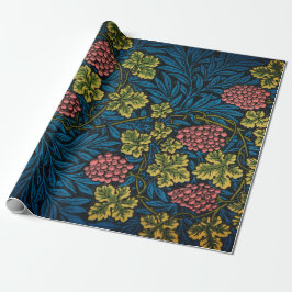 Papel De Presente William Morris GRAPE VINE BLUE Wrappaper