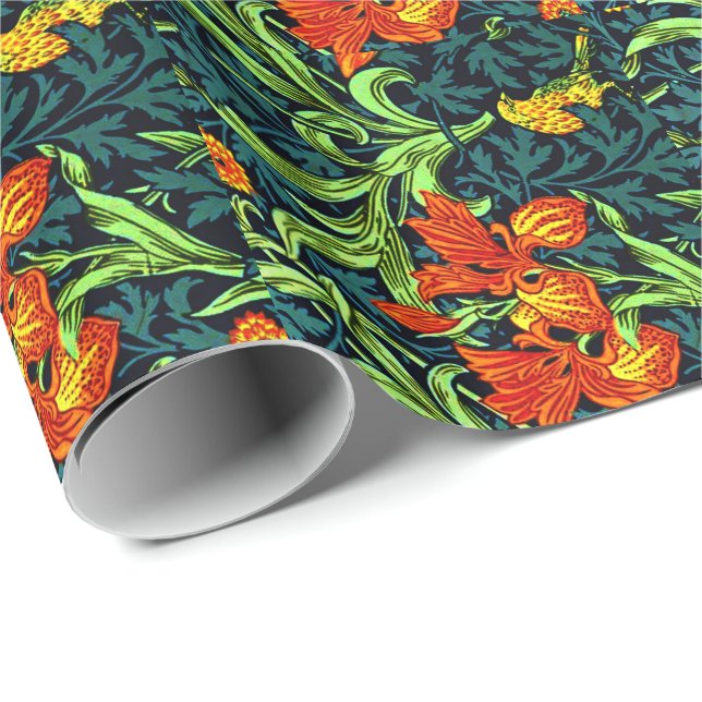 Papel De Presente William Morris - Iris (Ponta do rolo)