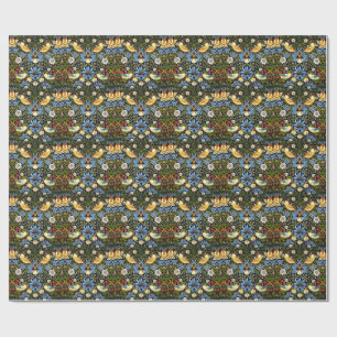 Papel De Presente William Morris - Ladrão de Morango,