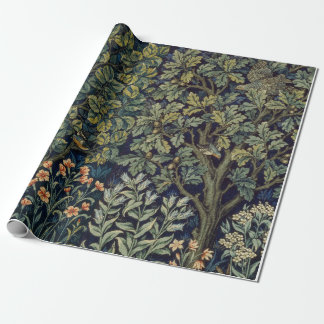 Papel De Presente William Morris Pheasant Bird Tree Woodland