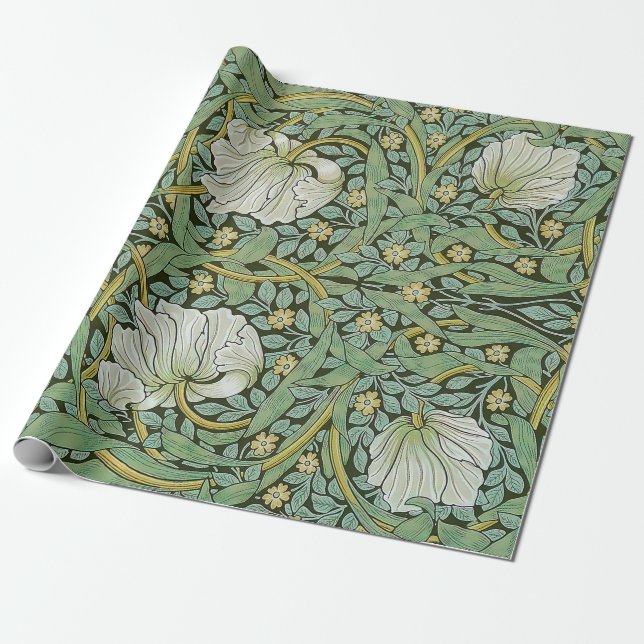 Papel De Presente William Morris - Pimpernel (Desenrolado)