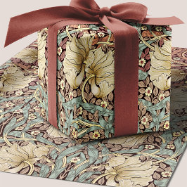 Papel De Presente William Morris Pimpernel Dusty Rosa Padrão Floral