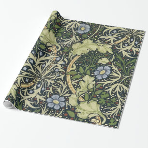 Papel De Presente William Morris Seaweed Pattern Floral Vintage Art
