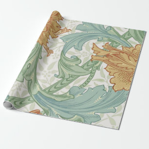 Papel De Presente William Morris Solteiro Stem Floral Patterno