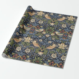 Papel De Presente William Morris Strawberry Thief