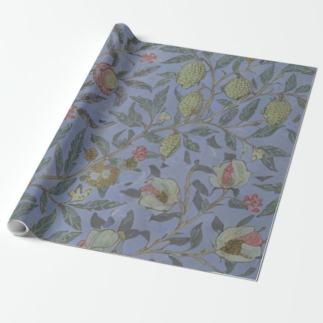 Papel De Presente William Morris Style (Desenrolado)