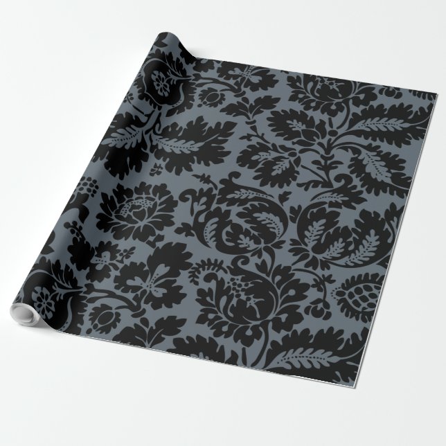 Papel De Presente William Morris Venetian Damask Brocade (Desenrolado)