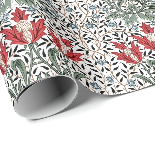 Papel De Presente William Morris Vintage Bourne (Ponta do rolo)