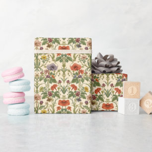 Papel De Presente William Morris vintage Pimpernel Pre-Raphaelite