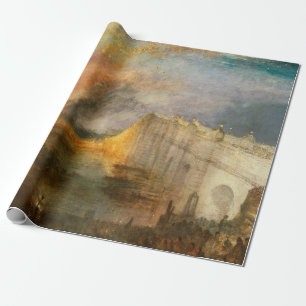 Papel De Presente William Turner - A Queima do Parlamento