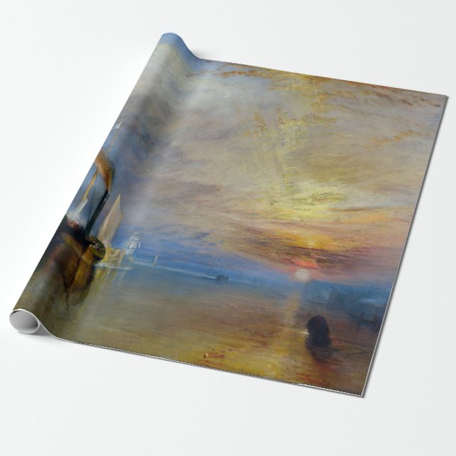 Papel De Presente William Turner - O Fighting Temeraire (Desenrolado)