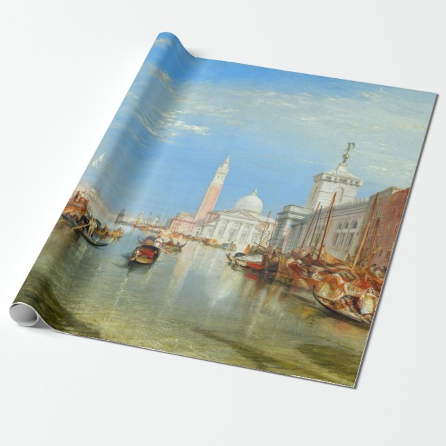 Papel De Presente William Turner - Veneza, Dogana & San Giorgio (Desenrolado)