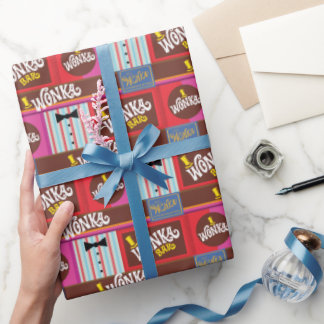 Papel De Presente Willy Wonka Candy Pattern