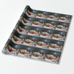 Papel De Presente Winter Havanese Caravan Christmas Adventure<br><div class="desc">Adotar a magia de uma noite de inverno nevada enquanto uma caravana desliza graciosamente através da paisagem iluminada pela lua. A beleza serena da neve escutadora e o brilho encantador da lua criam uma cena cativante,  prometendo uma aventura inesquecível de Natal cheia de calor,  alegria e memórias queridas.</div>