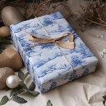 Papel De Presente Winter Village Watercolor White Christmas Modern<br><div class="desc">Torne o dia especial do seu filho ainda mais extraordinário com o nosso Papel de Embalagem Personalizado para Crianças. É uma maneira séria de mostrar a eles que a dentro de presente é tão única e apreciada quanto ela é. Que o entusiasmo de desempacotar um presente se torne uma memória...</div>