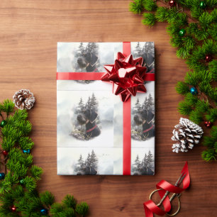 Papel De Presente Wirehaired Pointer Alemão, GWP