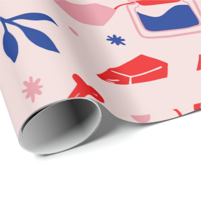 Papel De Presente Witchy Boho Mystical Wrappaper (Ponta do rolo)