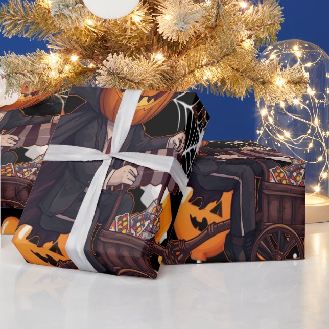 Papel De Presente Witness Themed Halloween WrapPaper (Feriados)