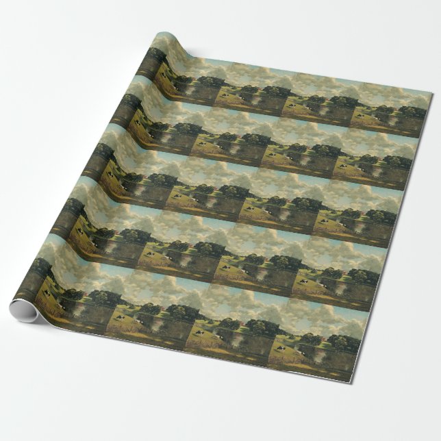 Papel De Presente Wivenhoe Park por John Constable (Desenrolado)