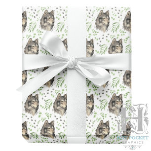 Papel De Presente Wolf Wrapping Paper