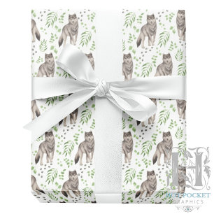 Papel De Presente Wolves Wrapping Paper