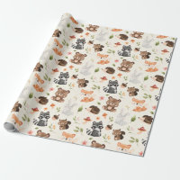 Woodland Animal Chá de fraldas Birthday