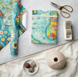 Papel De Presente World Map