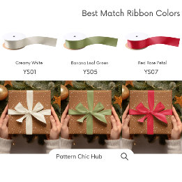 Papel De Presente WP07 Floco de Neve Natal Castanho Moderno Elegante