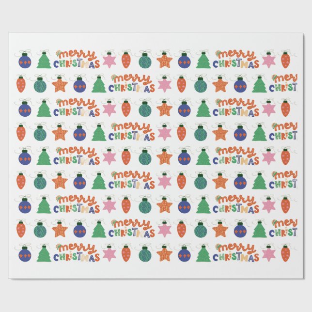 PAPEL DE PRESENTE WRAPING PAPER CHRISTMAS (Aberto)