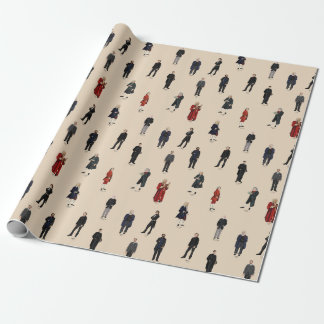 Papel De Presente Wrapping de compositores clássicos de doze Excelen