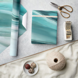 Papel De Presente Wrapping-Emerald Green - Presente moderno