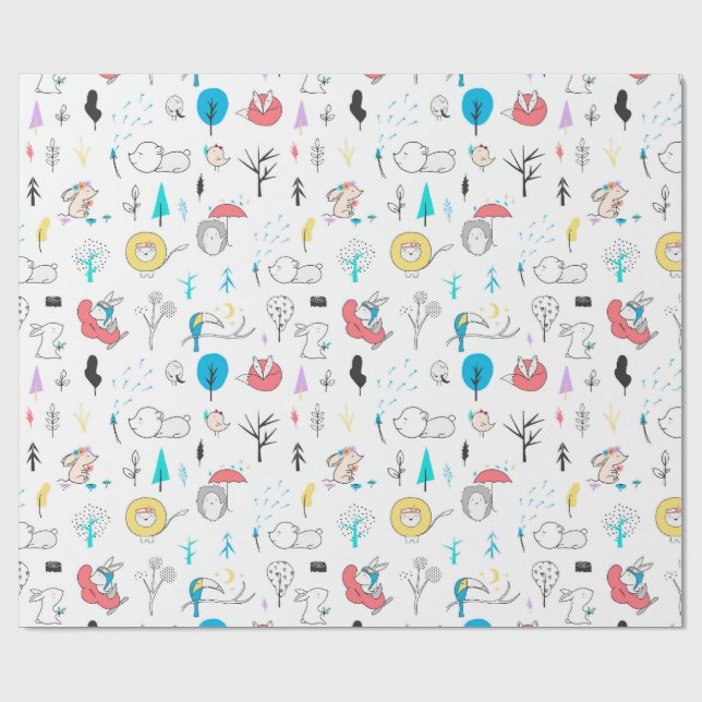 Papel De Presente Wrapping Paper (Aberto)