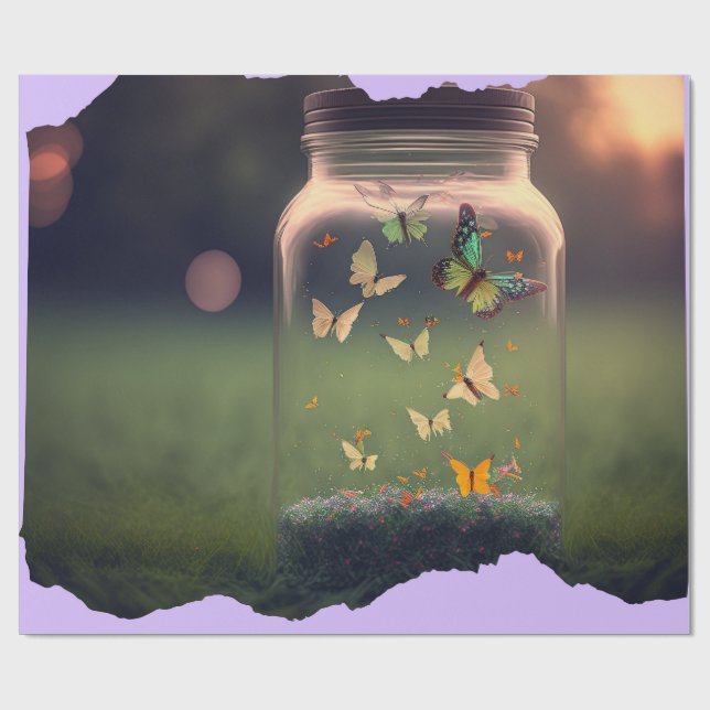 Papel De Presente Wrapping Paper (Aberto)