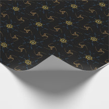 Wrapping paper abstract design