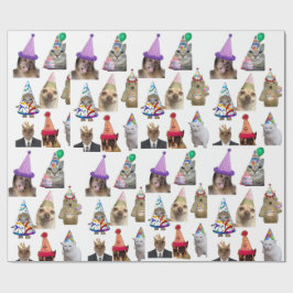Papel De Presente Wrapping paper birthday party 
