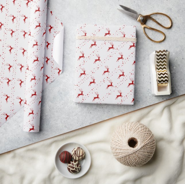Papel De Presente Wrapping Paper - Christmas Pattern (Artesanato)