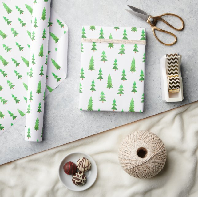 Papel De Presente Wrapping Paper - Christmas Pattern (Artesanato)