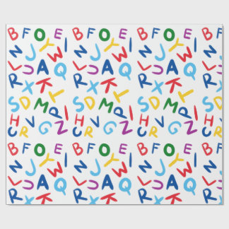 Papel De Presente Wrapping Paper- Educational Kids  Wrapping Paper