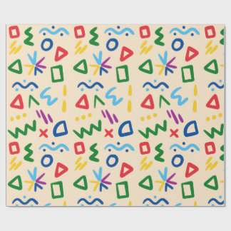 Papel De Presente Wrapping Paper-Educational Kids Wrapping Paper