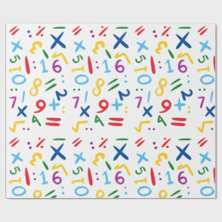 Papel De Presente Wrapping Paper-Educational Kids Wrapping Paper