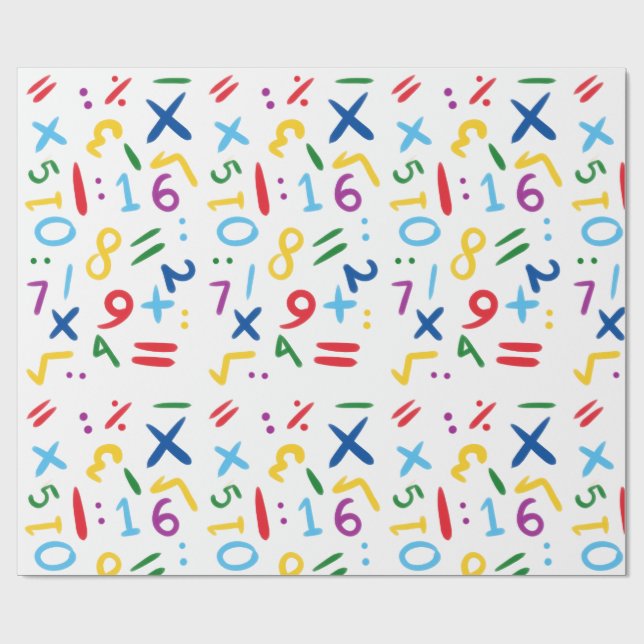 Papel De Presente Wrapping Paper-Educational Kids Wrapping Paper (Aberto)