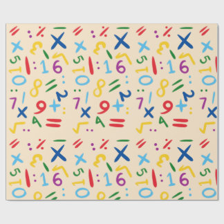 Papel De Presente Wrapping Paper-Educational Kids Wrapping Paper