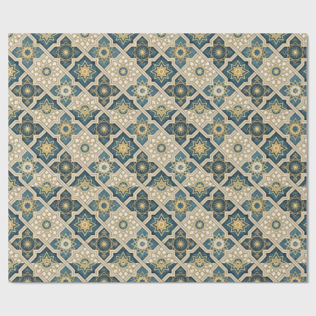 Papel De Presente Wrapping Paper-Eid Mubarak Wrapping Paper (Aberto)
