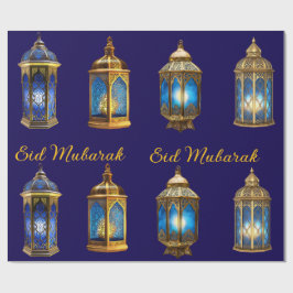 Papel De Presente Wrapping Paper-Eid Mubarak Wrapping Paper