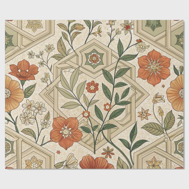 Papel De Presente Wrapping Paper-Eid Mubarak Wrapping Paper (Aberto)