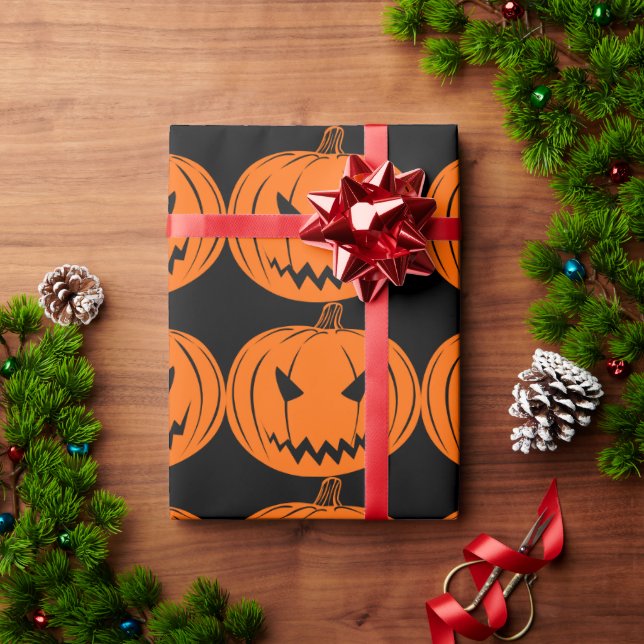 Papel De Presente Wrapping paper for Halloween (Presente de Natal)
